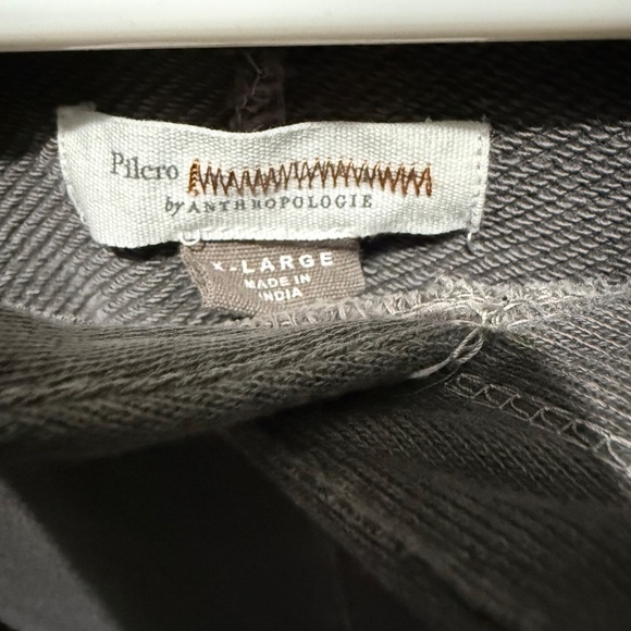 Anthropologie/Pilcro Hooded Peplum Sweatshirt - Picture 5 of 5